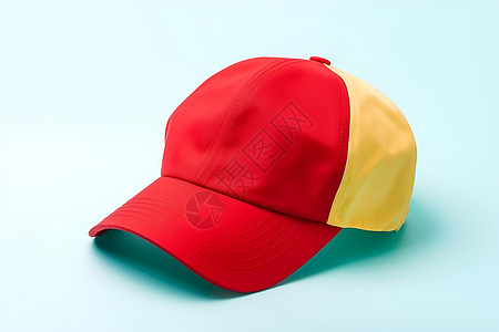 红色的棒球帽背景图片