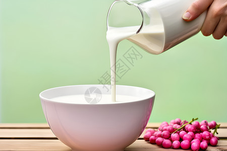 健康营养的牛奶背景图片