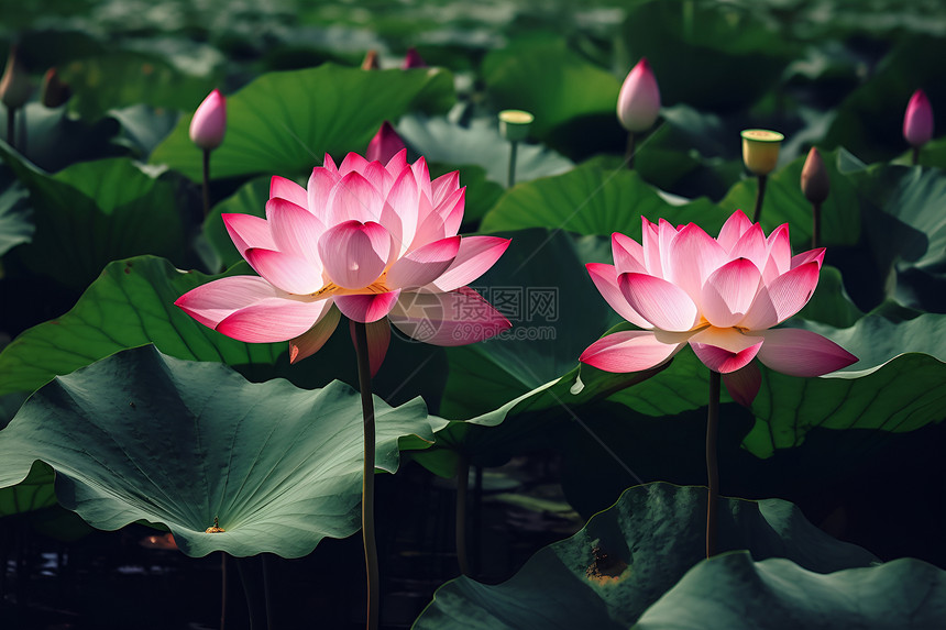 美丽的植物莲花图片