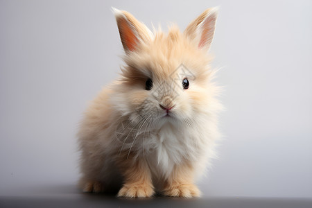 小白兔合影背景图片