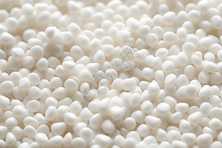白色颗粒塑料材料聚丙烯高清图片
