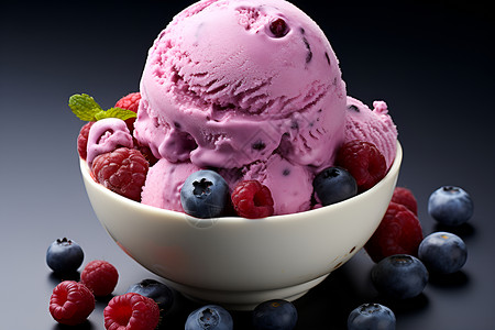 水果冰淇淋背景图片