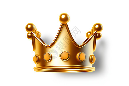 金色华丽军令状闪耀的金色皇冠背景