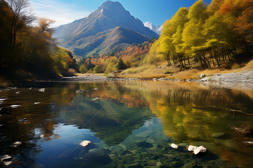 山水如画的风景图片