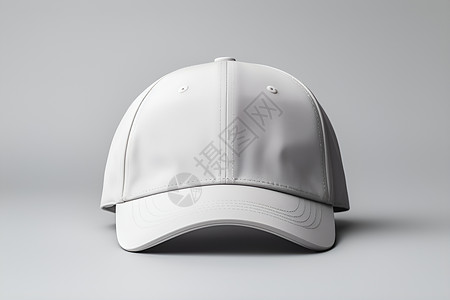 纯白色棒球帽背景图片
