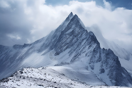 下记忆云端雪峰下的云端背景