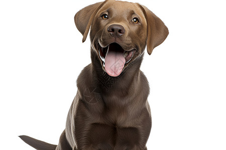 微笑的狗狗微笑的褐色狗狗背景