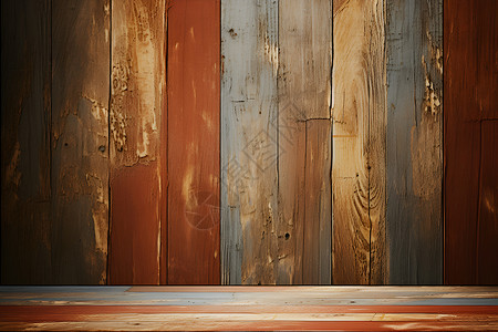 经典的木质墙壁背景图片