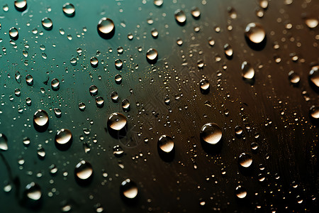 雨中窗前的水滴背景图片