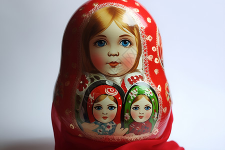 红色木偶背景图片