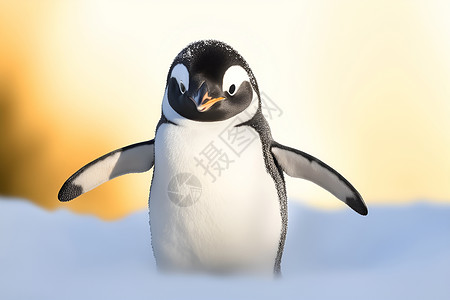企鹅宝宝背景图片