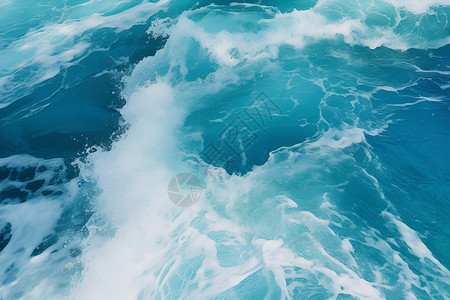 大海的巨浪背景图片
