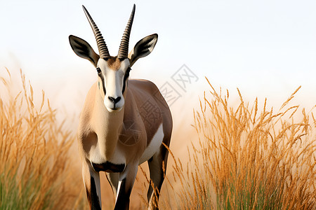南非的动物羚羊背景图片