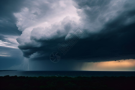 暴风雨来袭极端大自然高清图片