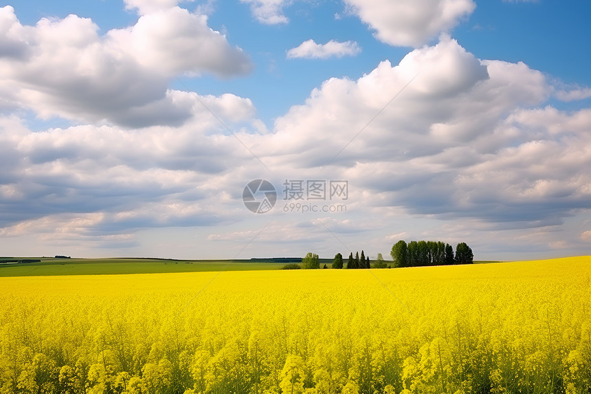 金黄色的田野图片