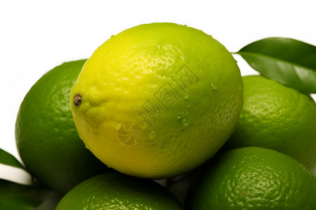 健康多汁的柠檬背景图片