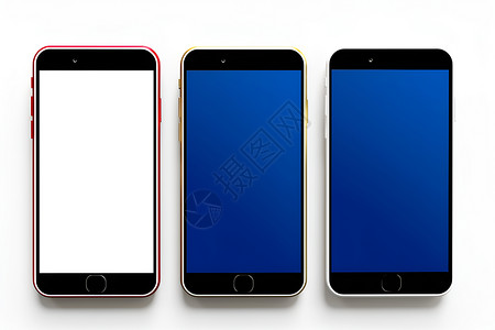 三种不同颜色的手机背景图片