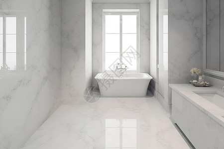 大理石浴室背景图片