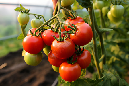 农业的蔬菜番茄背景图片