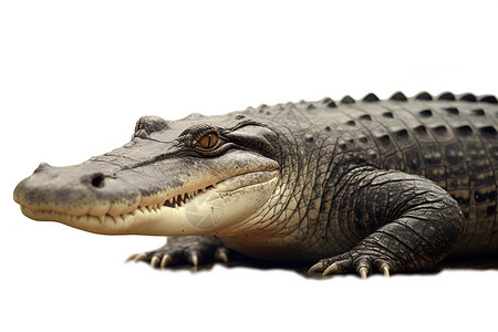 凶猛的鳄鱼爬行动物美洲鳄高清图片