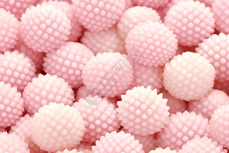 粉色的小球堆背景图片