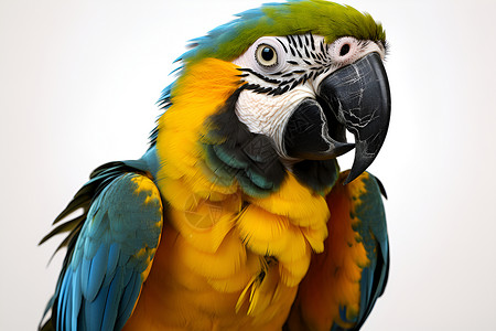 彩色羽毛的宠物鹦鹉背景图片