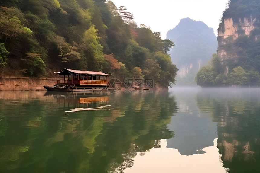 迷蒙的风景图片