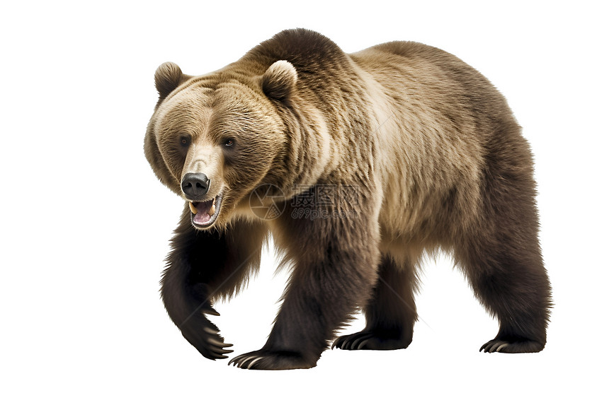 自然野生的棕熊图片
