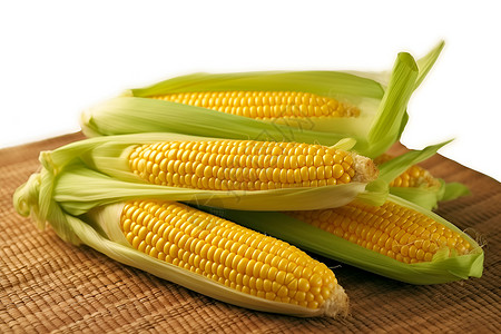 金黄的玉米背景图片