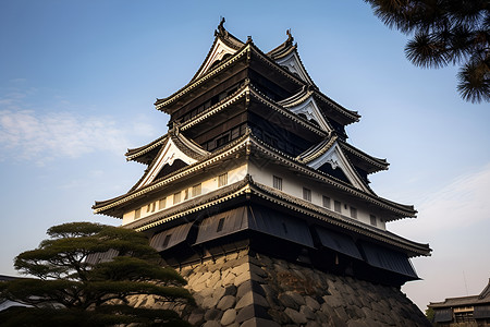 高大建筑背景图片