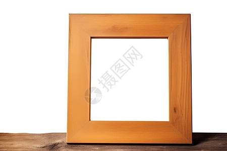 简约的木质相框背景图片