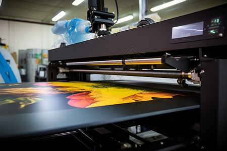 大型打印机彩色乙烯基高清图片