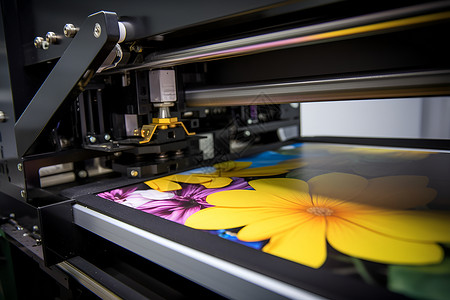 彩色印刷机技术乙烯基高清图片