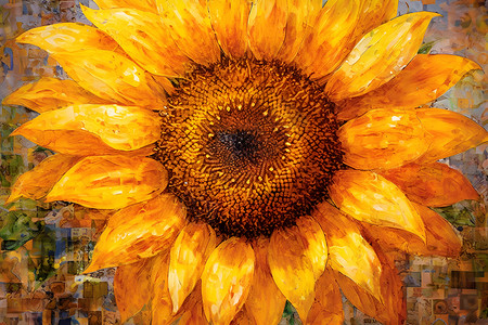 太阳花的美丽背景图片