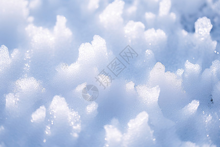 冬季的白色雪花背景图片