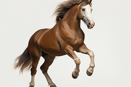 一匹棕色的马背景图片
