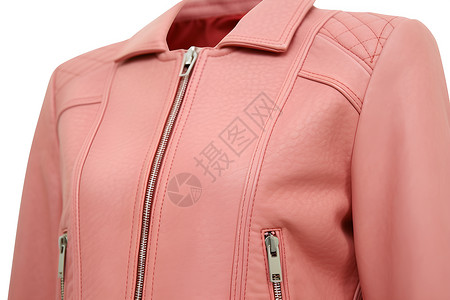 粉色夹克时尚皮革夹克背景