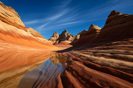 沙石峡谷背景图片