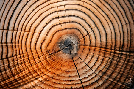 木材上的年轮背景图片