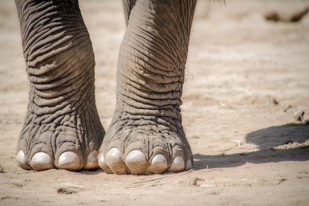 大象的脚部背景图片