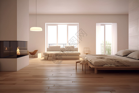舒适现代的家居展示空间背景图片