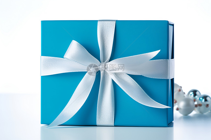 美丽的蓝色盒子图片