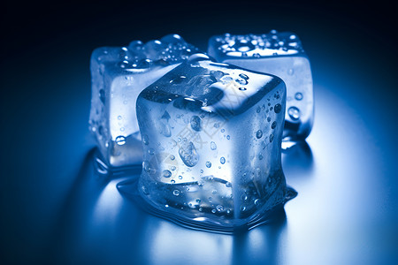 冰冻的水晶方块设计图片
