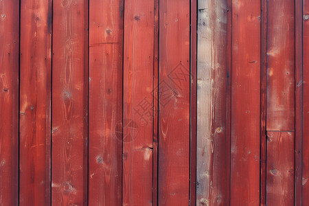 红色木制围栏背景图片