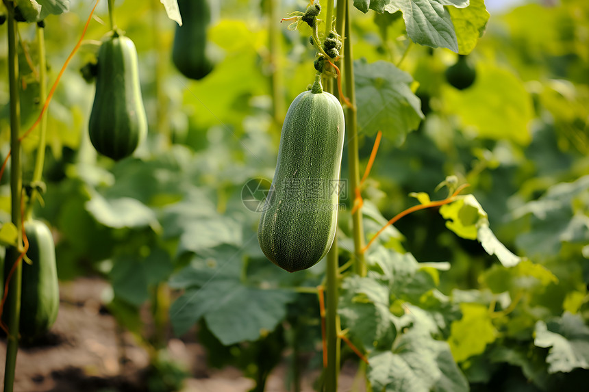 乡村农业种植的菜园图片