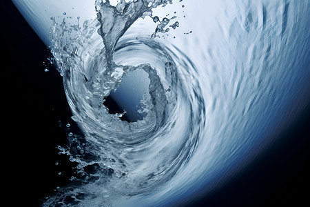 水波的旋涡背景图片