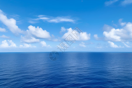 广阔的海洋背景图片