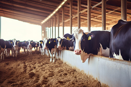 牧场的奶牛乳制品牧场图片素材
