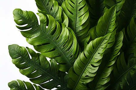 绿色植物的照片背景图片