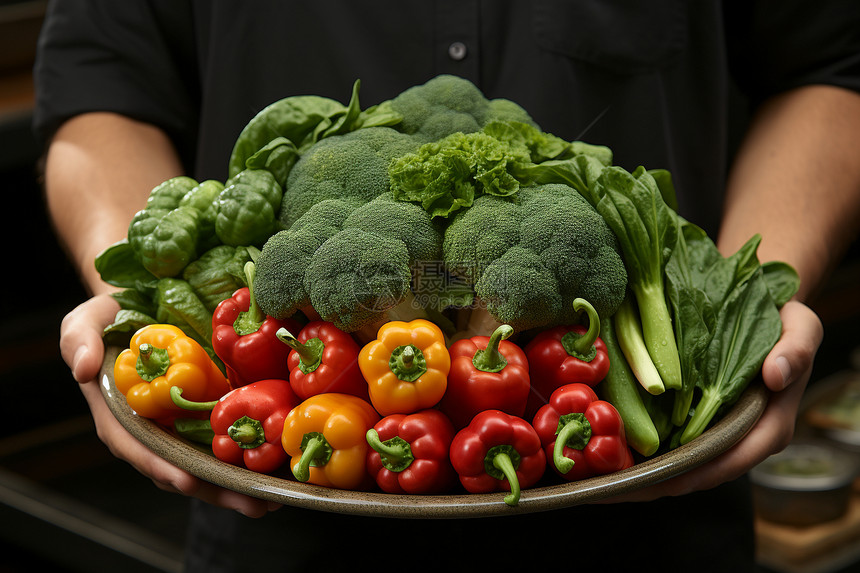 新鲜的营养蔬菜图片